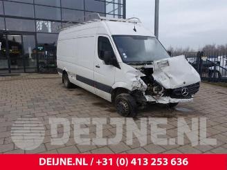 dañado vehículos comerciales Mercedes Sprinter Sprinter 5t (906.63/65), Van, 2006 / 2020 516 CDI 16V 2013/4