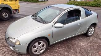 krockskadad bil auto Opel Tigra 1998 1.4 16v X14XE Grijs Z150 onderdelen 1998/8